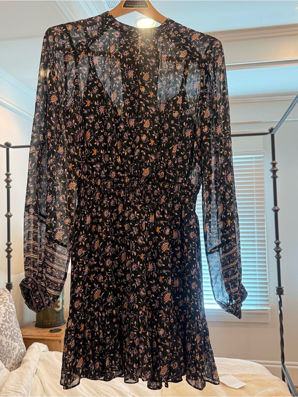 Veronica Beard 100% Silk Hunter Green "Mirabel" Dress - Picture 8 of 9